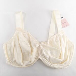 Rosa Faia Lupina Bra Sz 38H Champagne Underwire With Side Support Unpadded